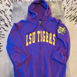 LSU full zip hoodie
